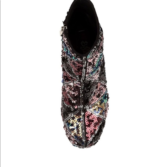 I Love Billy Nellie Black Multi Tri Sequin Size 9 (40) - Picture 8 of 10